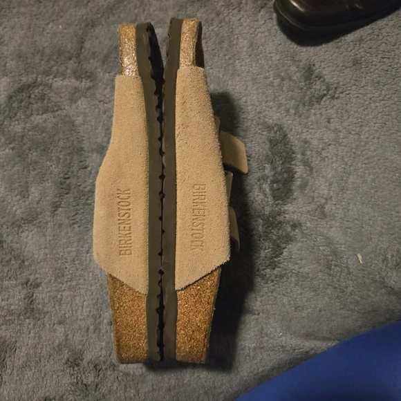 Birkenstock Kids Brown Suede Sandals - Picture 7 of 11